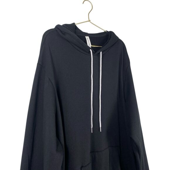 Bella + Canvas  Unisex Sponge Fleece Pullover Hooded Sweatshirt Black  3X WP463 - Picture 3 of 7